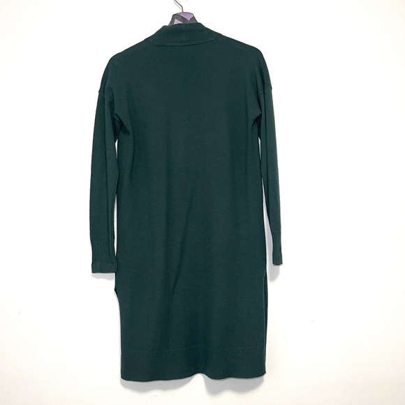 Cynthia Rowley Forest Green Long Line Cardigan Size XSmall - Picture 2 of 8